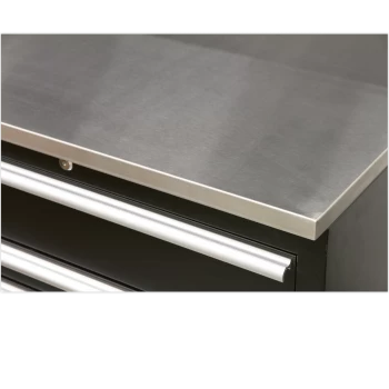 image of Sealey Stainless Steel Worktop for APMS02 and APMS04 Floor Cabinets 1.55m