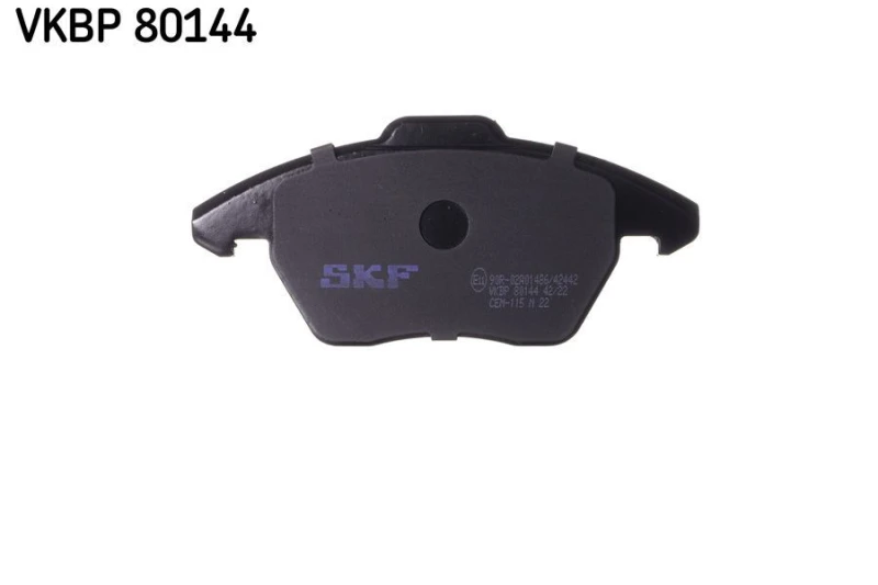 Image of SKF VKBP 80144 Brake pad set not prepared for wear warning indicator Brake Pad Set,disc brake (402)
