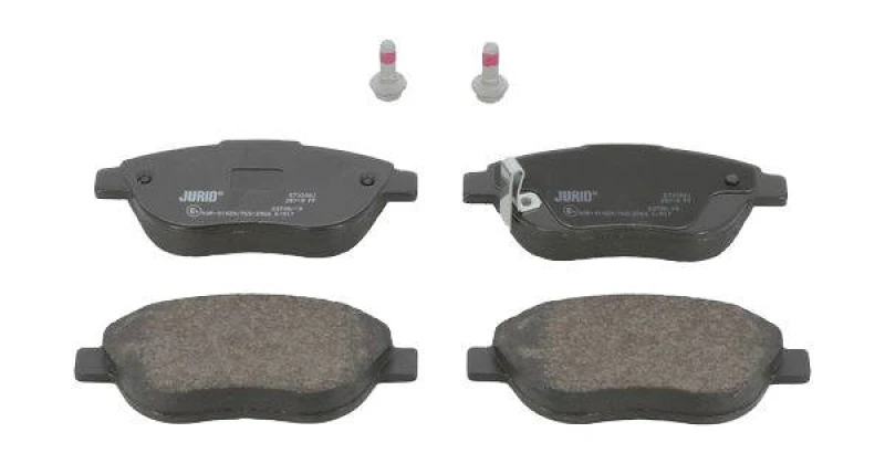 Image of JURID 573308J Brake pad set with acoustic wear warning Brake Pad Set,disc brake (402)