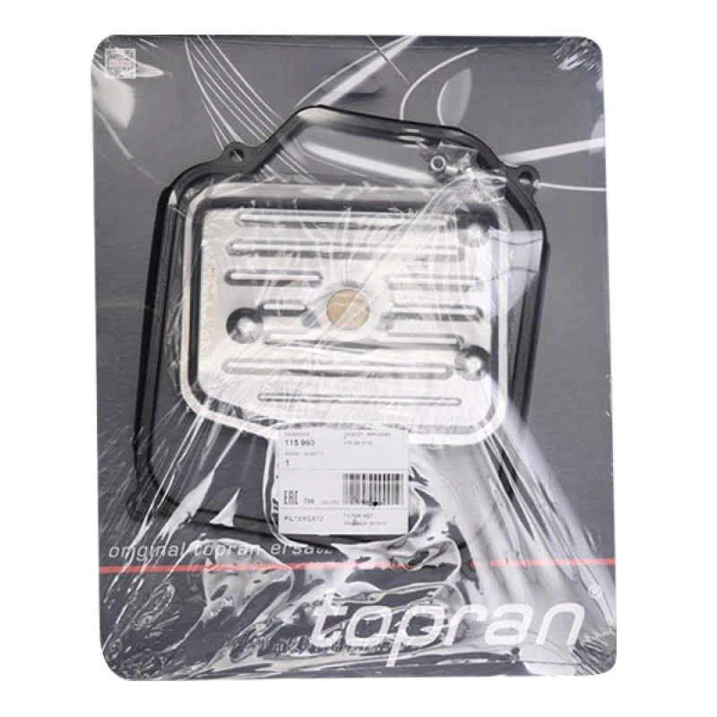 Image of TOPRAN 115 993 Hydraulic Filter Set, automatic transmission with filter, with gasket/seal Hydraulic Filter Set,automatic transmission (3843)