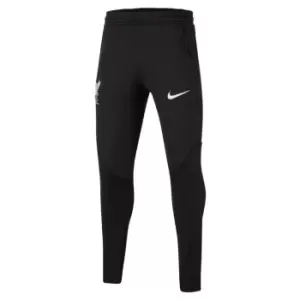 image of Nike Liverpool Strike Tracksuit Bottoms 2023 2024 Juniors - Black