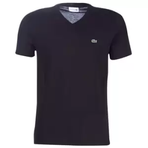 image of Lacoste TH6710 mens T shirt in Black - Sizes EU S,EU XS