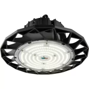 Image of High Bay IP65 Commercial Pendant Light - 150W Daylight White LED - Matt Black