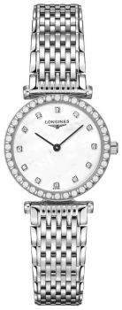 Longines Womens La Grande Classique Diamond White Dial Watch