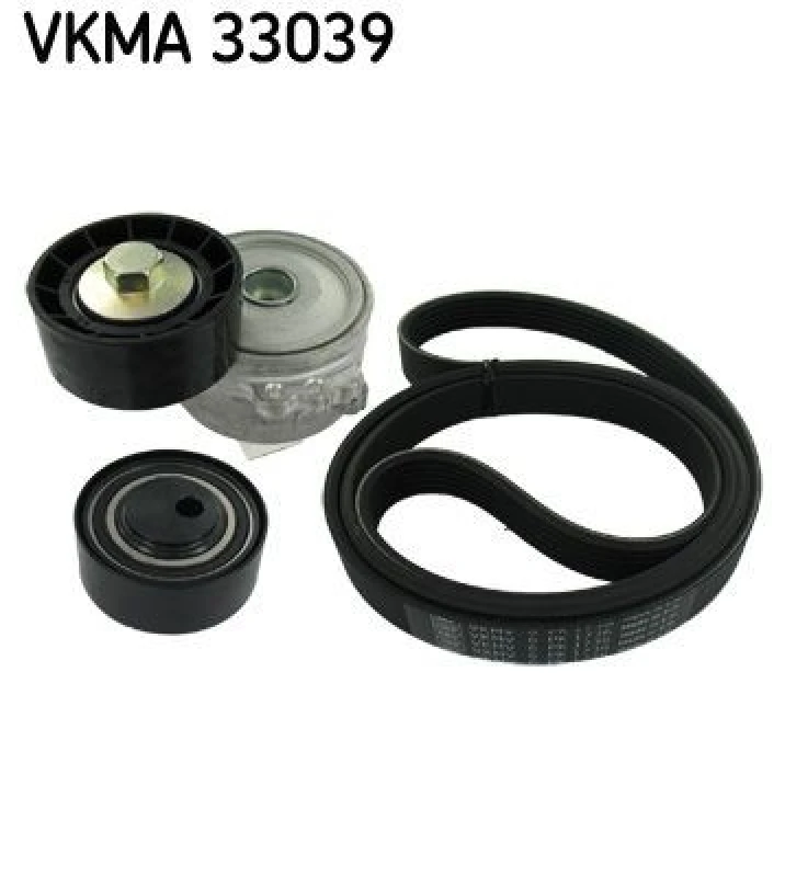 Image of SKF V-Ribbed Belt Set SKF VKMA 33039