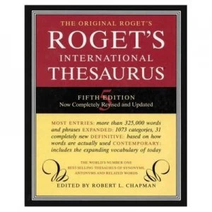 Image of Rogets International Thesaurus by Robert L Chapman Book
