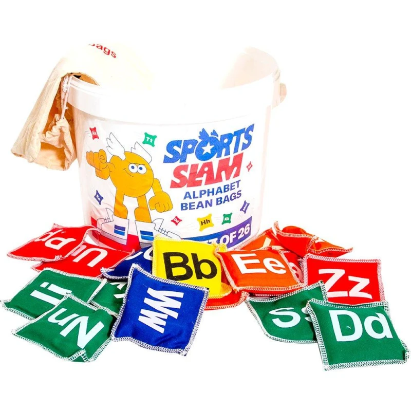 Image of Sports Directory Alphabet Bean Bags Bucket (Set of 26) Neutral unisex One Size