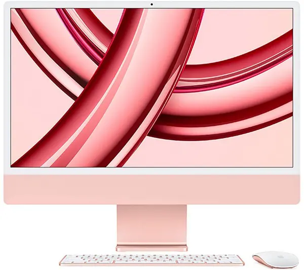 Image of Apple iMac 24", M3, 8-Core GPU, 256GB - 2023 - Pink