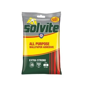 image of Solvite All Purpose Wallpaper Paste Sachet 10 Roll