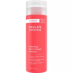 image of Paula's Choice Defense Hydrating Gel-To-Cream Cleanser