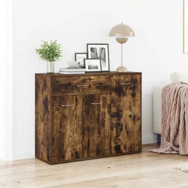 Image of VIDAXL Sideboard Smoked Oak 88x30x70cm Engineered Wood Vidaxl 8720286975800
