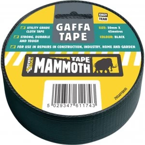 Everbuild Gaffa Tape Black 50mm 45m