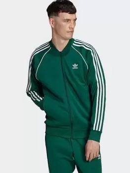 Image of adidas Originals Adicolor Classics Primeblue Sst Track Top, Red Size XS Men