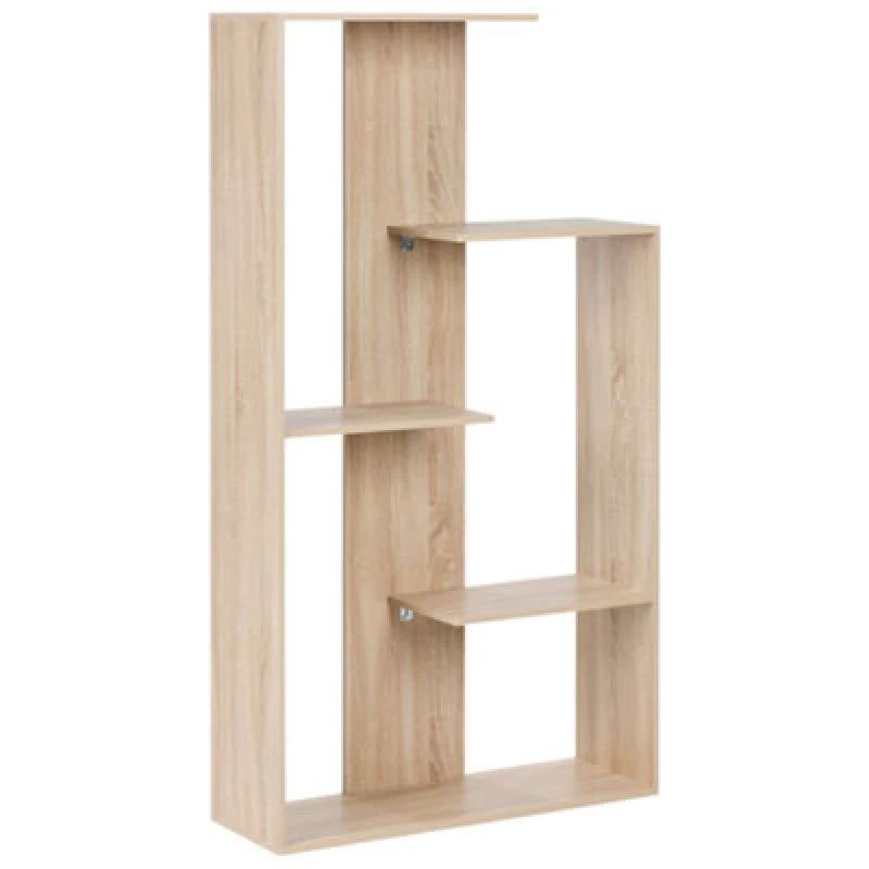 Image of Beliani 3 Tier Bookcase Kahntah 163cm Light Brown