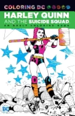 Image of harley quinn and the suicide squad an adult coloring book