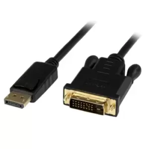 image of Startech.com (6 Feet) Displayport To Dvi Active Adapter Converter Cable Dp To Dvi 1920x1200 (black)