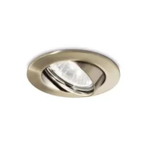 Image of Swing 1 Light Tiltable Recessed Spotlight (3 Pack) Bronze GU10