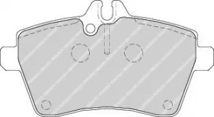 Image of Ferodo FDB1749 Brake Pad Set Front Axle Premier Car