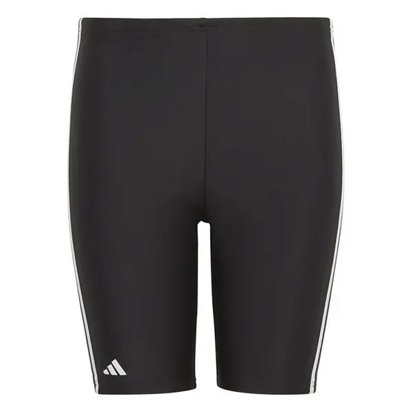 Image of adidas Boys Fitness 3-Stripes Swim Jammer - Black 7 - 8 Years