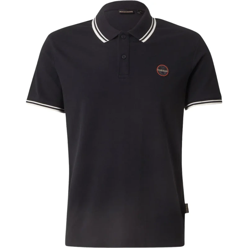Image of Polo Napapijri E-Macas SS 1 Noir Male S