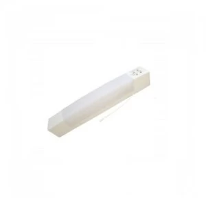 Image of Eterna White Dual Voltage IP44 Bathroom Shaver Light with Shaver Socket 110v/240v