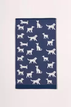 2 Pack Dog Jacquard Hand Towel