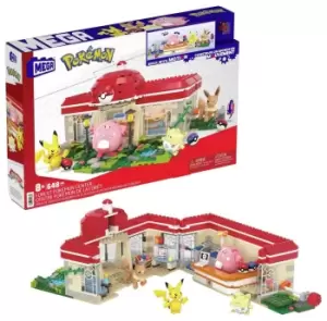 image of Mega Pokemon Building Set - Forest Pokemon Center