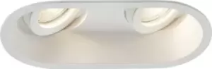 Image of KnightsBridge Dipa Twin Tilt Round Anti-Glare Downlight White