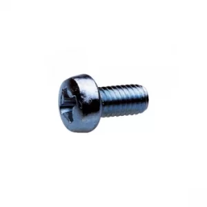 Image of Toolcraft Phillips Raised Head Screws DIN 7985 Steel 4.8 M6 x 10mm...