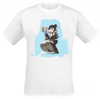 image of Overwatch - Mei Mens Large T-Shirt - White