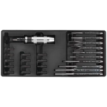 image of Sealey 25 Piece Punch and Impact Driver Set in Module Tray