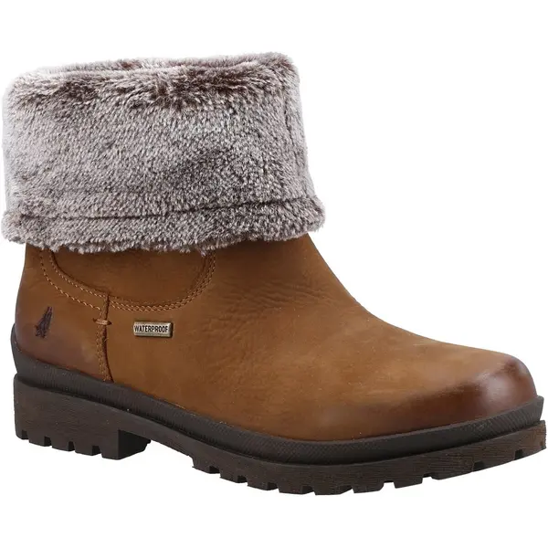 image of Hush Puppies Womens Alice Pull On Warm Lined Waterproof Boots - UK 6