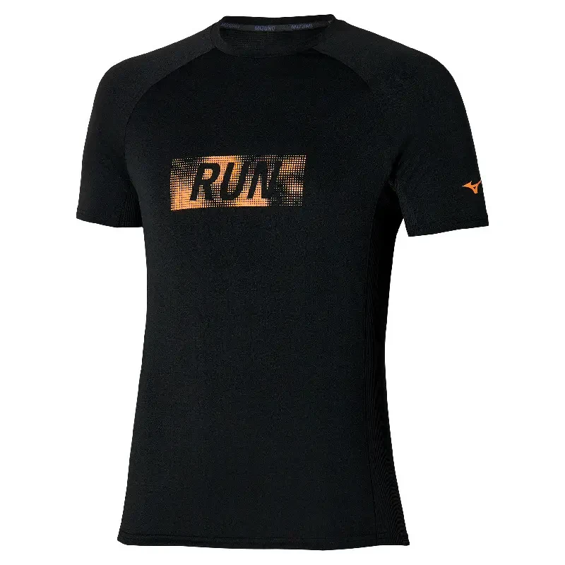 Image of T-Shirt Mizuno Active Dryaero Graphic Noir Male XL