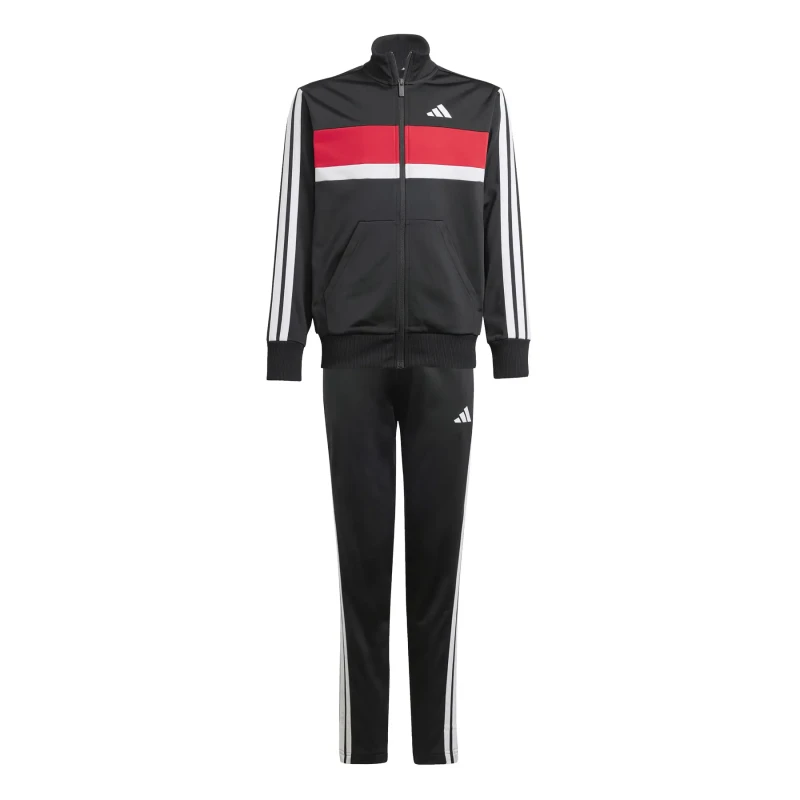 Image of Adidas Children's tracksuit adidas Essentials Tiberio 3-Stripes Noir Unisex 15/16 ans