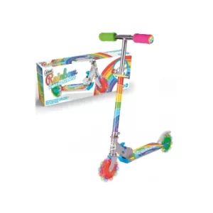 Image of Ozbozz Rainbow Scooter with Flashing Wheels