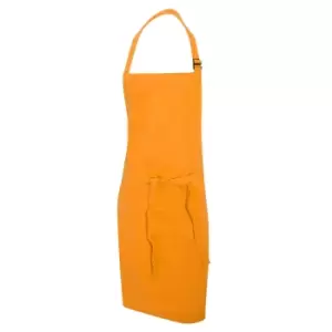 Image of Dennys Multicoloured Bib Apron 28x36ins (One Size) (Orange)