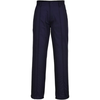 image of Portwest - 2885 - Navy Preston Mens Work Trousers with Side Pockets sz 26' Regular