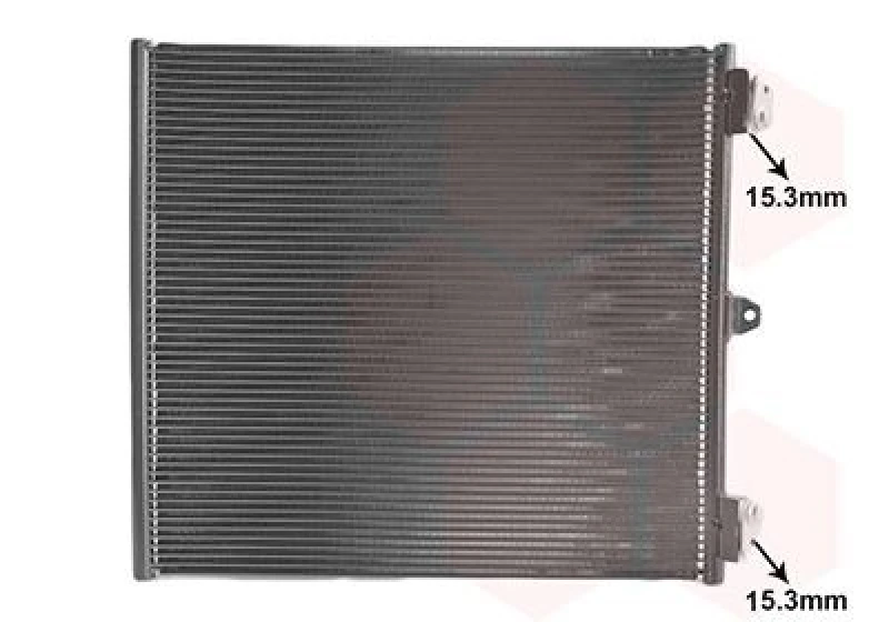 Image of VAN WEZEL Air conditioning condenser VAN WEZEL 74015707