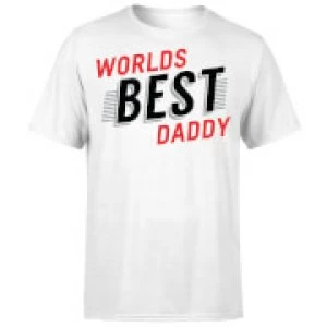 Image of Worlds Best Daddy T-Shirt - White - 5XL