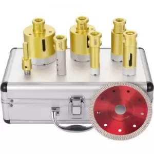 Image of Vevor Diamond Drill Bits Hole Saw Set 4/5"1"1-3/8"2-1/5"2-3/5" Ceramic Porcelain