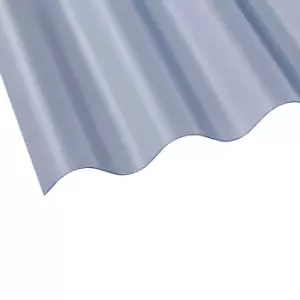 Image of Corolux Clear Corrugated Pvc Roofing Sheet 1.83M X 762mm, Pack Of 10