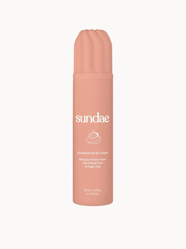 Image of Sundae Body Strawberries & Cream Whipped Shower Foam with Kakadu Plum & Finger Lime 265ml