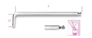 Image of Beta Tools 96 LBP 1.5mm Ball Head Extra Long Hexagon Key Wrench 000961340