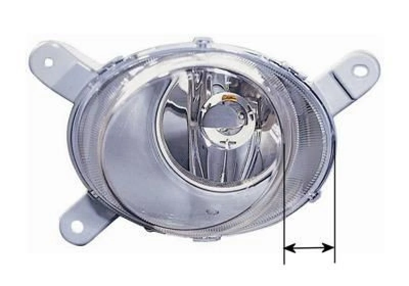 Image of VAN WEZEL Fog Light VAN WEZEL 5921995