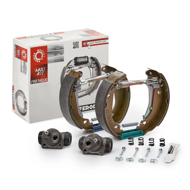 Image of FERODO FMK188 Brake Set, drum brakes with wheel brake cylinder Brake Set,drum brakes (3859)