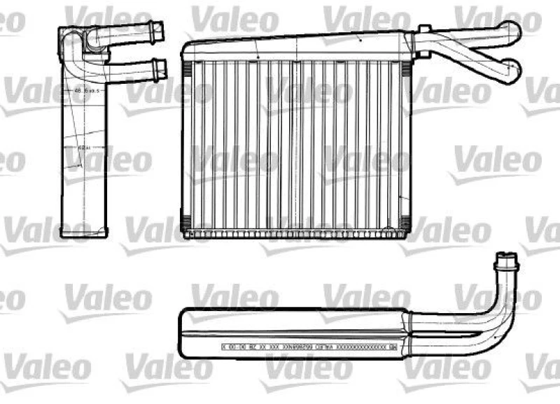 Image of Heater matrix VALEO 812251