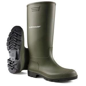 image of Dunlop Pricemaster Wellington Boot Size 12 Green Ref BBG12 Up to 3 Day