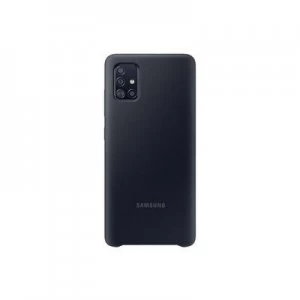 image of Samsung Silicone Cover Cover Samsung Galaxy A51 Black