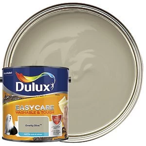 Image of Dulux Easycare Washable & Tough Overtly Olive Matt Emulsion Paint 2.5L
