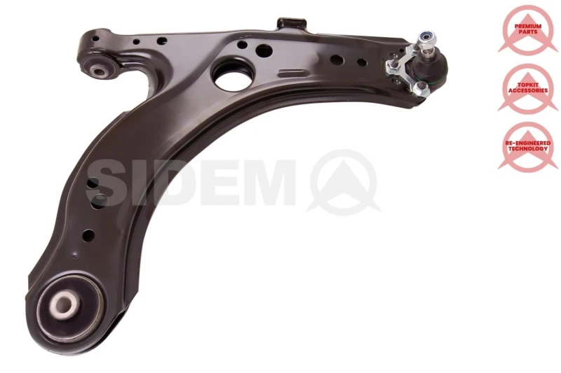 Image of SIDEM 37471 R Suspension arm Control Arm, Sheet Steel, Front Axle Right Sheet Steel Track Control Arm (273)